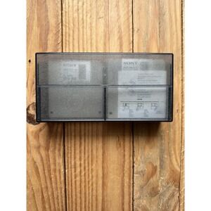 Vintage Sony Floppy Disk Storage Clear Gray Color With Sony Disks Included‎ USA